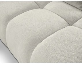 Rozkladacia rohová čalúnená sedacia súprava s úložným priestorom do L ALMADA ľavá béžová