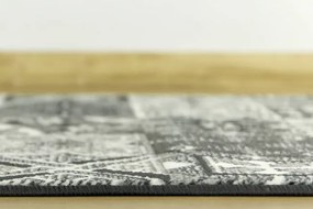 Behúň Luna 503754/89922 - patchwork sivý