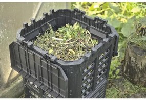 Kompostér Rojaplast plastový 300 l čierny