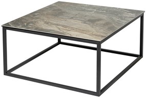 Konferenčný stolík Symbiosis 75cm mramorový vzhľad keramika