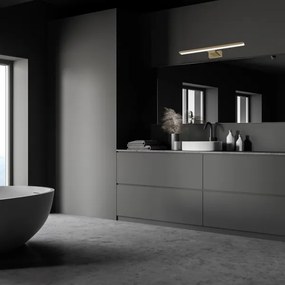 LED Kúpeľňové osvetlenie na zrkadlo SHINE LED/13,8W/230V 60 cm IP44 mosadz