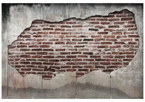 Samolepiaca fototapeta pouličná tehlová stena