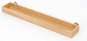 Nástenná kúpeľňová polica z dubového dreva Wireworks Yoku