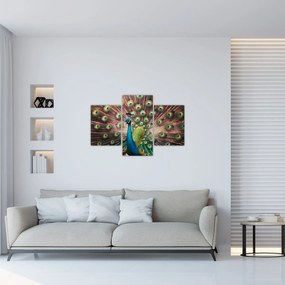 Obraz - Páv (90x60 cm)