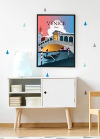 Poster Benátky - Poster A3 bez rámu (27,9€)
