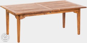 FaKOPA s. r. o. ELEGANTE - obdĺžnikový rozkladací stôl z teaku 120 x 200-300 cm, teak