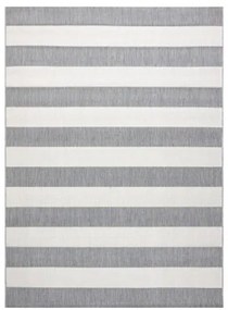 Koberec Floorlux sizal flat 48644/637- Pásy sivo biely