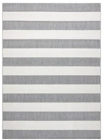 Koberec Floorlux sizal flat 48644/637- Pásy sivo biely