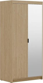 Skriňa Elena 2D 1zrkadlo dub olejovaný