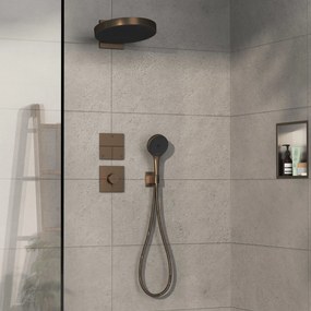Hansgrohe ShowerSelect Comfort E, termostat pod omietku pre 1 spotrebič a ďalší výtok, kartáčovaný bronz, HAN-15575140