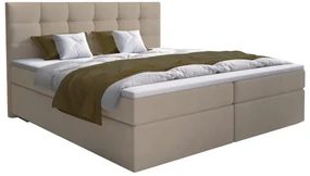 Čalúnená posteľ boxspring GLOSE - sawana 24 / 140x200 / bez vrchného matraca