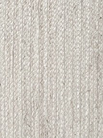 Hanse Home, Kusový koberec Jute Braided 106321 White ovál, 160x230 ovál, biela, chodba / predsieň