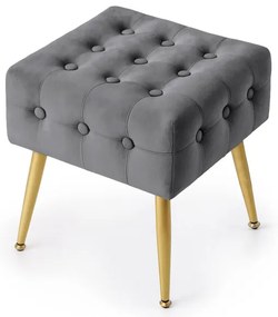 Taburetka QUADRA sivá