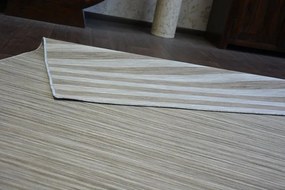 Exteriérový Obojstranný Koberec SIZAL DOUBLE 29203/750 Pásky hnedý/béž