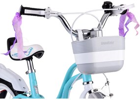 Detský bicykel 18" Little Swan RoyalBaby RB18-18 - modrý