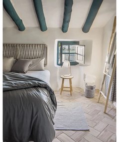 Čelo postele z cédrového dreva v sivo-prírodnej farbe 165x60 cm Aberash - Kave Home