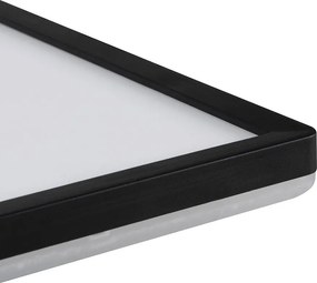 KANLUX KANLUX, AZPO stropné LED svietidlo, 225x225mm, 12,3W, 3000/4000/6000K, IP54, čierna matná, 31531
