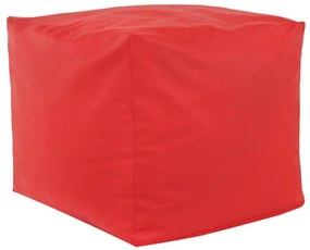 Taburetka Červená ekokoža