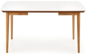Rozkladací jedálenský stôl NARPES v dekore dub lefkas 90(190)x80x75 cm