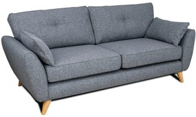 Pohovka ISLA II 3P, šedá (sitges - CHARCOAL)