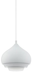 Eglo 96883 - Luster na lanku CAMBORNE 1xE27/60W/230V biela