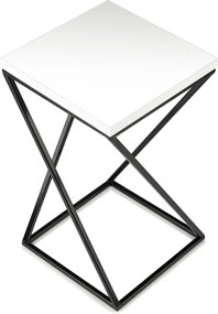 STOJAN NA KVETINÁČ LOFT7 40X24X24 CM ČIERNA/BIELA