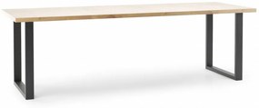 Rozkladací jedálenský stôl BOWEN biely mramor Rozmer stola: 120/220x80cm