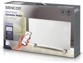 Sencor SCF 4740WH konkávny konvektor, biela