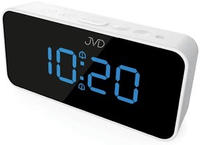 Digitálny svietiaci budík JVD SB3212.2 – modré číslice, teplomer