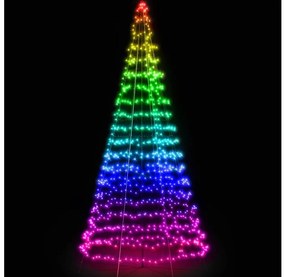 Twinkly Twinkly TWP300SPP-BEU- LED RGBW Vonkajší vianočný stromček 300xLED 2m IP44 Wi-Fi TW0024