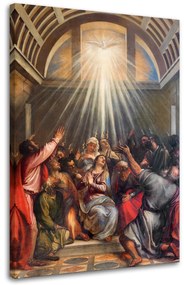 Gario Obraz na plátne Zoslanie Ducha svätého, Tiziano Vecelli, Benátky Rozmery: 40 x 60 cm
