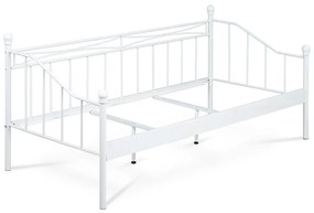 AUTRONIC Kovová posteľ 90x200 BED-1905 WT