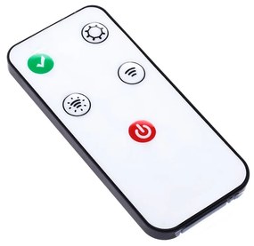 Exteriérové solárne nástenné LED svietidlo Solar, 1x LED 15w, čierna, pohybový senzor, ovládač