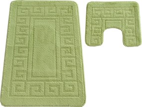 DY Kúpeľňová sada Montana s etnickým fosforovým zeleným výrezom