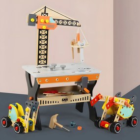 Drevený stôl na náradie pre deti, ECOTOYS