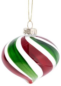 Vianočná ozdoba AMERE zelená / červená 715129