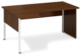 Ergonomický stôl ProOffice A 180 x 120/80, ľavý, orech