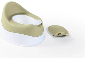 Dolu nočník s odnímateľným vekom, svetlozelená, 23 x 38 x 29 cm