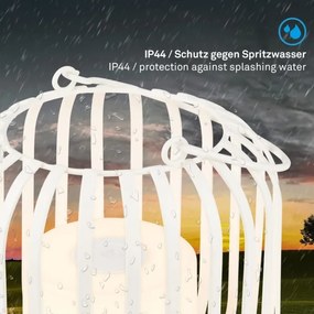 Brilo - LED Stmievateľná nabíjacia stolná lampa LED/2W/5V IP44 biela