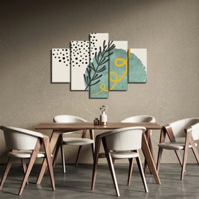 Obraz - Abstraktné listy N⁰1 (150x105 cm)
