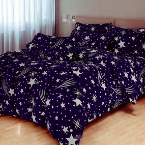 Jemné mikroplyš obliečky Homa TORELA BLUE 3-dielna sada 140x200 cm