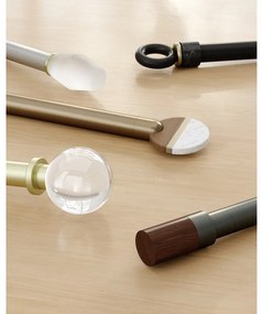 Oceľová roztiahnuteľná garniža 91 - 183 cm Blok - Umbra