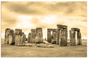 Obraz na plátne - Stonehenge... 106FA (75x50 cm)