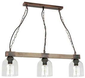 Luster na reťazi HAKON 3xE27/60W/230V