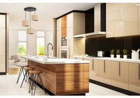 Závesné svietidlo Juta, 3x jutové tienidlo, (výber z 2 farieb konštrukcie), o