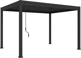 Bioklimatická pergola INTRO NEO 4X3m, hliník, voľne stojaca