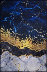 Koberec MILANO 40014-01 modrý / sivý