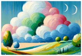 Obraz - Krajinka s mrakom (90x60 cm)