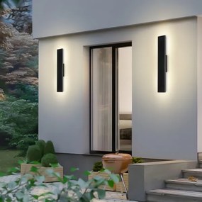 Brilagi - LED solárne nástenné svietidlo SUN LED/4W/230V 60 cm 4000 mAh IP44