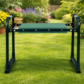 Záhradné sedadlo BestBerg BBTG-KP2 / 58 × 29,6 × 44 cm / zelená